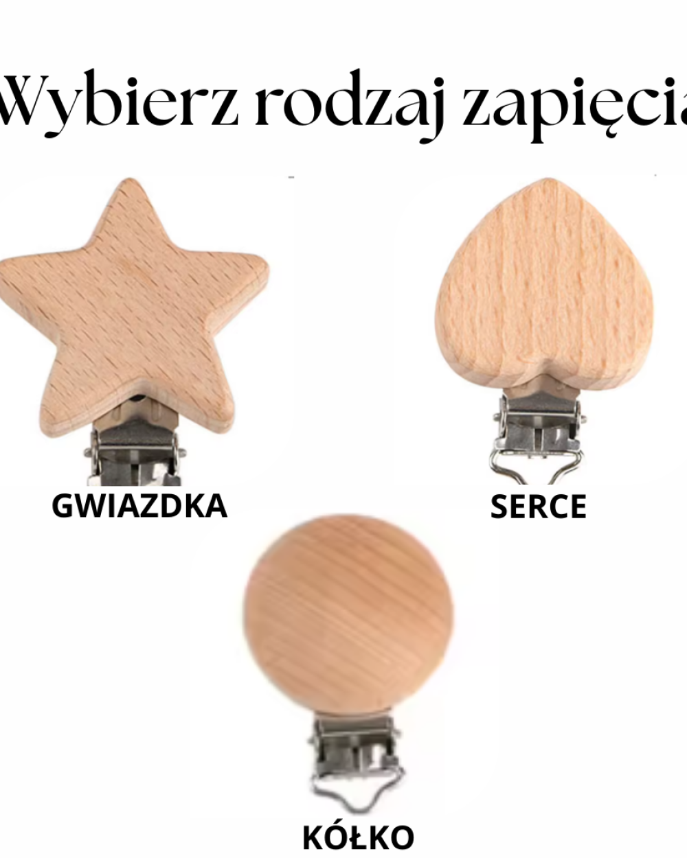 Wybierz rodzaj zapięcia